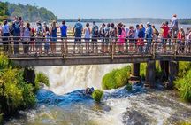 Iguazu Falls: Argentina and Brazil Sunset on the Same Day