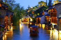 Wuzhen Ancient Water Town Private Night Tour from Hangzhou with Dinner Option