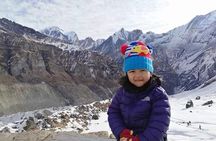 Landing Helicopter at Annapurna base camp from Pokhara tour