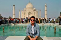 From Delhi: Taj Mahal Sunrise Tour with Elephant Conservation