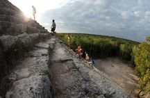 Coba Adventure: ATV, Rappel, Ziplines, Cenote, Archeological Zone Tour