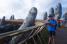 Golden bridge and Dragon bridge tour in Da Nang from Chan May port with a guide