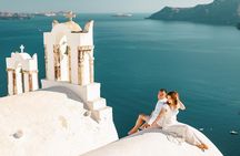 Santorini car tour with a local