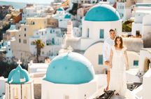 Santorini car tour with a local