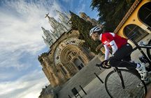 The hills around Barcelona by roadbike, private tour. Pick up/drop off included.