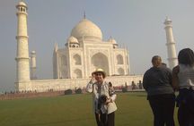 Taj Mahal by Superfast Gatimaan Express Train