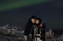 Northern lights hunting with car
