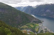 Cruise Special: Private Trip To Canyons And Waterfalls With Flåm Railway 