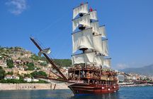 Alanya Boat Trip with Unlimited Soft Drinks and Lunch