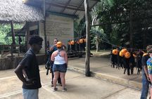 Rain forest Zip Line Adventure & Belize sign & Rum Factory from Belize City