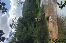 Rain forest Zip Line Adventure & Belize sign & Rum Factory from Belize City