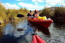 Kayaking to Uros Floating Islands Lake Titicaca