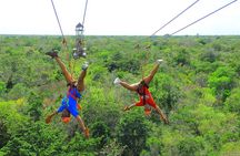Full-Day Snorkel Extreme Adventure Tour from Riviera Maya