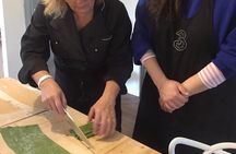 From Rome: Pasta Fresca Cooking Class in a Farmhouse with a Local