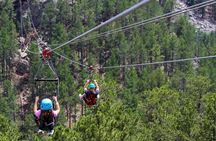 Pinnacle Zipline Tour in Keystone