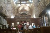 Private Day Tour to Giza Pyramids, Sphinx, Coptic Cairo and Saint Simon Church in Cairo