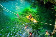 Adrenaline tour from Cancun driving a Atv experience Ziplines and a real Cenote 