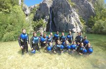 Extreme Canyoning on Cetina river from Omis