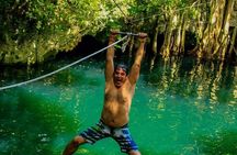 The best adrenaline day Atvs shared, ziplines and cenote Playa del Carmen 