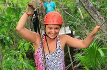 Amazing Combo ATV! with Cenote and Ziplines (ATV shared) From Cancun 