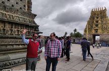 World heritage site of Belur & Halebid with temple sculptures