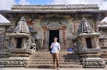 World heritage site of Belur & Halebid with temple sculptures
