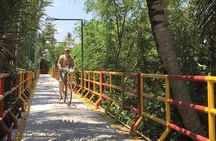 Family Bicycle Tour in the Green Oasis of Bangkok on Bamboo bikes