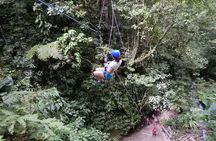 Full Day Class II-III Rafting and Canyoning Rappelling from La Fortuna-Arenal