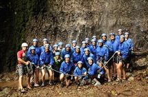 Full Day Class II-III Rafting and Canyoning Rappelling from La Fortuna-Arenal