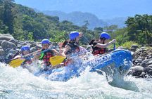Full Day Class II-III Rafting and Canyoning Rappelling from La Fortuna-Arenal