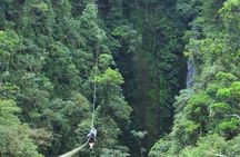 Rafting Class II-III and Zipline Tour from La Fortuna and Arenal