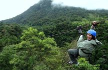 Rafting Class II-III and Zipline Tour from La Fortuna and Arenal
