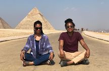 Cairo Layover Tour to Giza Pyramids Sphinx,Coptic Cairo & Old Bazaar 