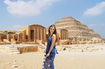 Private Unique Tour:Skip the Line into Giza Pyramids,Sphinx,Sakkara, Tombs 
