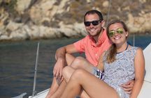 Mykonos Catamaran Private Sunset Cruise, Full Meal & Open-Bar
