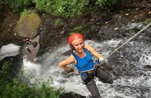 From San Jose Combo tour Canyoning with Canopy, Rappel, Trails, 4x4 ride