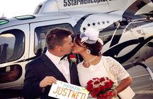 Las Vegas Night Flight Helicopter Wedding Ceremony
