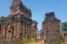 MY SON Tour & Hoi An Countryside with Basket Boat, Buffalo Ride,Farming Activity