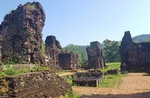 MY SON Tour & Hoi An Countryside with Basket Boat, Buffalo Ride,Farming Activity