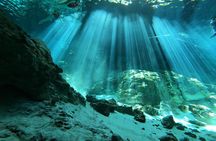 Tulum cenote diving. The real mayan underworld