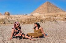 Cairo Layover Tour to Giza Pyramids Sphinx Camel Ride Lunch on The Nile