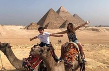 Private Half-Day Tour to Giza Pyramids & Sphinx Entry Cheops & Camel Ride