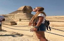 Cairo Layover Tour to Giza Pyramids,Sphinx,Camel Ride ,Caved Church,Lunch 