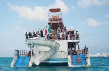 Cancun Dancer Catamaran Cruise with Snorkeling and Lunch