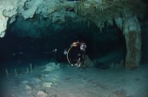 Tulum cenote diving. The real mayan underworld