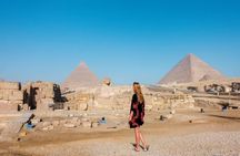 Day tour Giza pyramids, Egyptian Museum with 2:Hrs camel ride during the sunset 