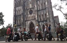 Small-group motorbike sightseeing and food tour in Hanoi