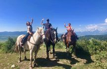 Horseback Riding with Grand Teton Views in Jackson Hole