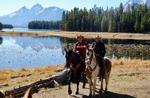 Horseback Riding with Grand Teton Views in Jackson Hole