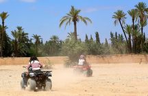 ATV Quad biking in Marrakech desert palmgrove